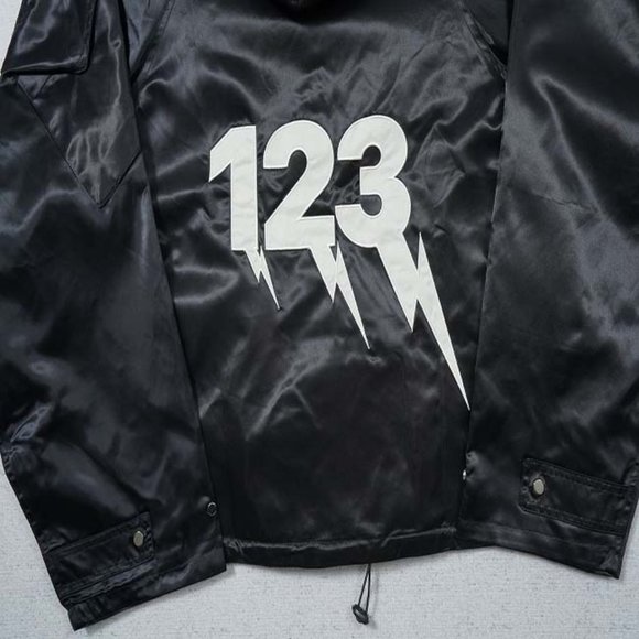 RIVINGTON ROI REBIS Alphabet Lightning Black Jacket - Picture 12 of 16